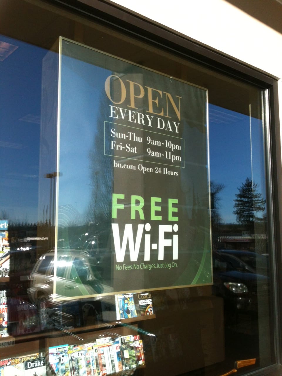 Barnes free wifi